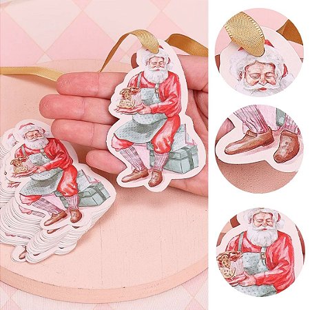 20 TAGS NATAL PAPAI NOEL DOCE NATAL 5167 ( JANGO NATAL 2025 )