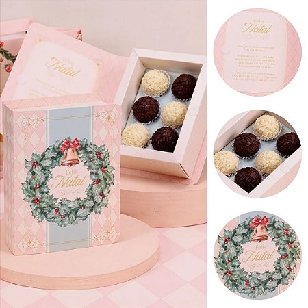 5 CAIXAS LIVRINHO NATAL 6 DOCES DOCE NATAL 5185 ( JANGO NATAL 2025 )