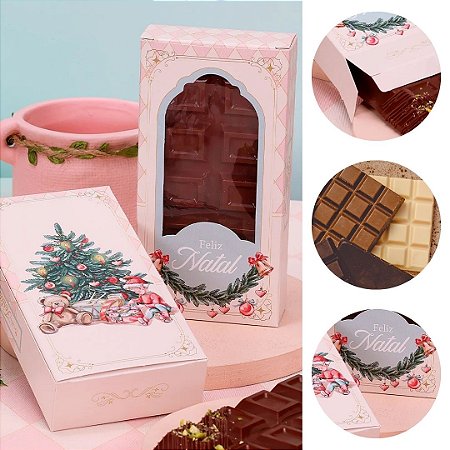 10 CAIXA P/ BARRA 300G COM VISOR DOCE NATAL 5146 ( JANGO NATAL 2025 )