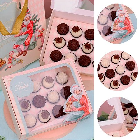 10 CAIXA PARA 12 OU 20 DOCES DOCE NATAL 5080 ( JANGO NATAL 2025 )