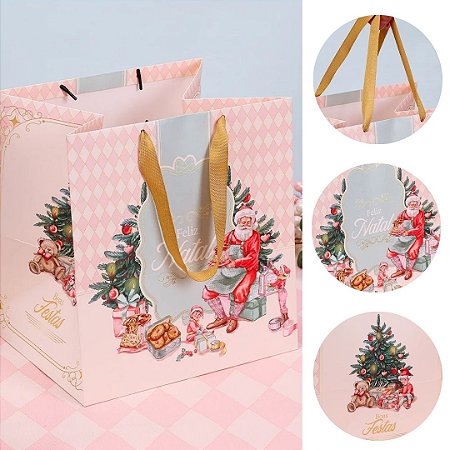 10 SACOLA GRANDE DOCE NATAL 5044 ( JANGO NATAL 2025 )