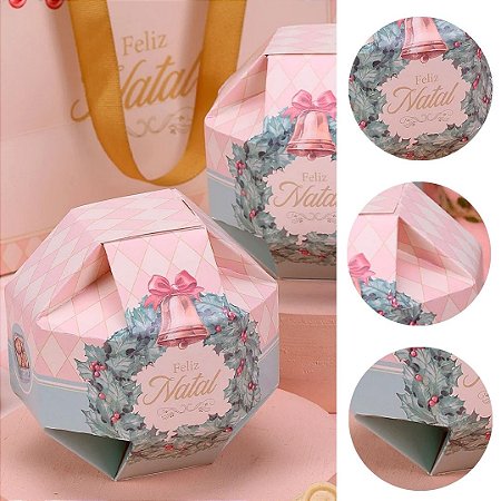 10 EMBALAGEM BOLINHA NATAL DOCE NATAL 5340 ( JANGO NATAL 2025 )