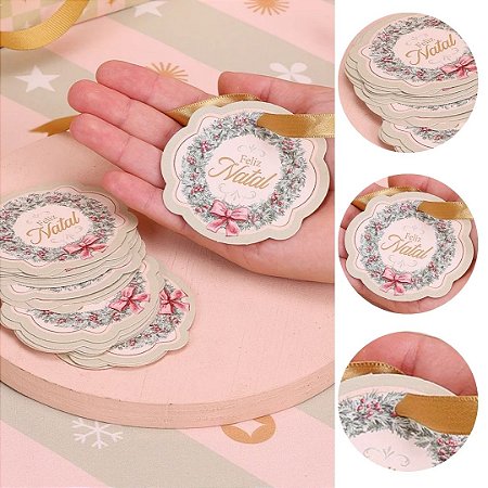 20 TAGS NATAL MEDALHÃO GRAÇA 5240 ( JANGO NATAL 2025 )