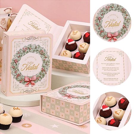 5 CAIXAS LIVRINHO NATAL 6 DOCES GRAÇA 5186 ( JANGO NATAL 2025 )