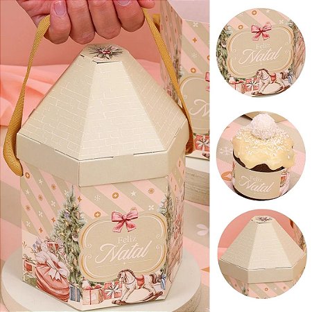 5 CASINHA PARA MINI PANETONE GRAÇA 5172 ( JANGO NATAL 2025 )