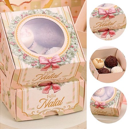 10 CAIXA PARA 4 DOCES DOCES NATAL GRAÇA 5069 ( JANGO NATAL 2025 )