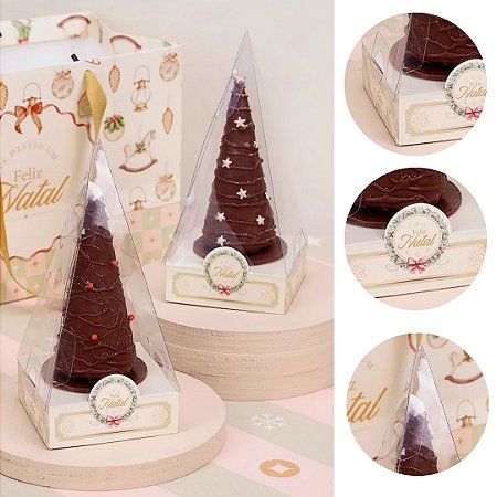 10 CAIXA P/ CONE TRUFADO PINHEIRO C/ VISOR GRAÇA 5320 ( JANGO NATAL 2025 )