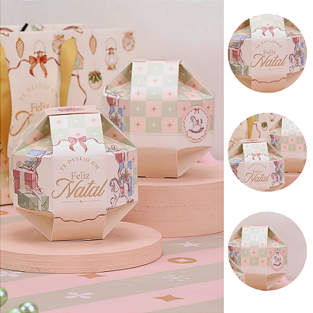 10 EMBALAGEM BOLINHA NATAL GRAÇA 5341 ( JANGO NATAL 2025 )