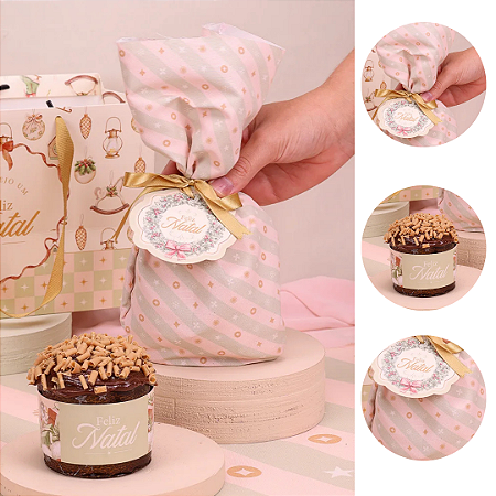 5 TECIDO PARA MINI PANETONE NATAL GRAÇA 5409 ( JANGO NATAL 2025 )