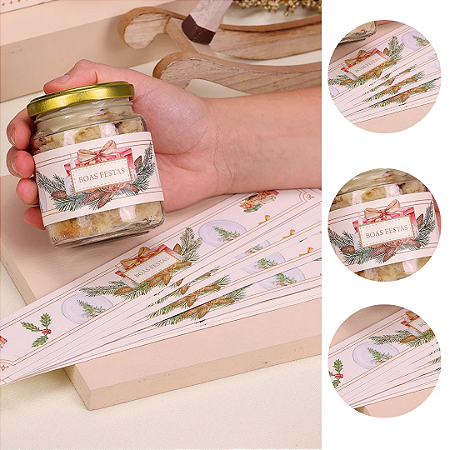 20 CINTA PARA MINI PANETONE CANDURA 5278 ( JANGO NATAL 2025 )