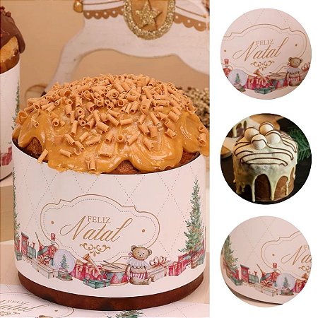 10 CINTA PARA PANETONE 500G CANDURA 5222 ( JANGO NATAL 2025 )