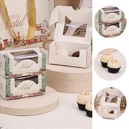 10 CAIXA PARA 2 DOCES NATAL CANDURA 5065 ( JANGO NATAL 2025 )