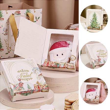 10 CARTÃO P/ BISCOITOS NATAL CANDURA 5089 ( JANGO NATAL 2025 )