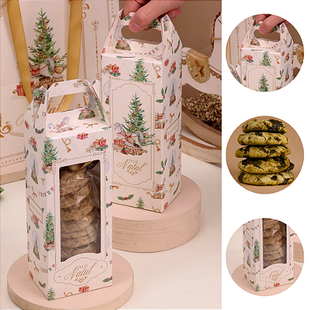 10 CAIXA PARA PRESENTE NATAL 8X6,5X20CM CANDURA 5247 ( JANGO NATAL 2025 )