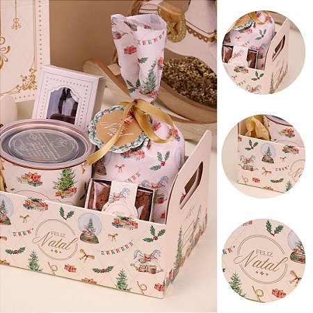 5 CESTA NATAL 12,5X22X15 CANDURA 5229 ( JANGO NATAL 2025 )