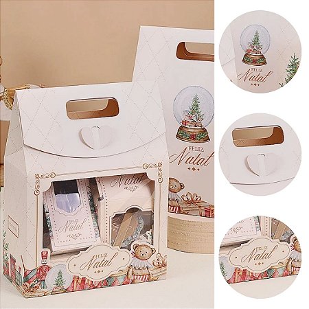 10 SACOLA  NATAL COM VISOR MÉDIA CANDURA 5127 ( JANGO NATAL 2025 )