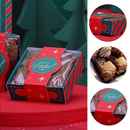 25 CAIXA PARA BROWNIE NATAL TRADIÇÃO 5201 (JANGO NATAL 2025 )