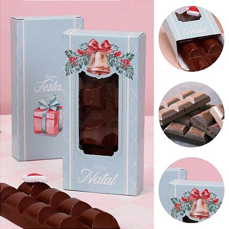 10 CAIXA PARA BARRA 150G COM VISOR DOCE NATAL 5140 ( JANGO NATAL 2025 )