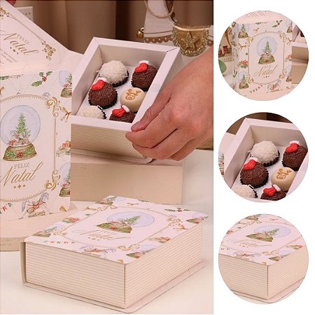 5 CAIXAS LIVRINHO NATAL 6 DOCES CANDURA 5189 ( JANGO NATAL 2025 )