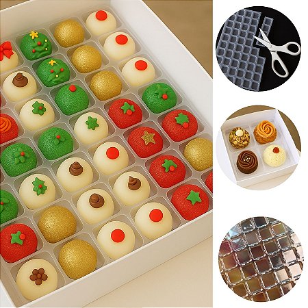 10 PLACA C/ 100 BERÇO PARA DOCES E BRIGADEIROS C/ 100 CAVIDADES BWB 14012