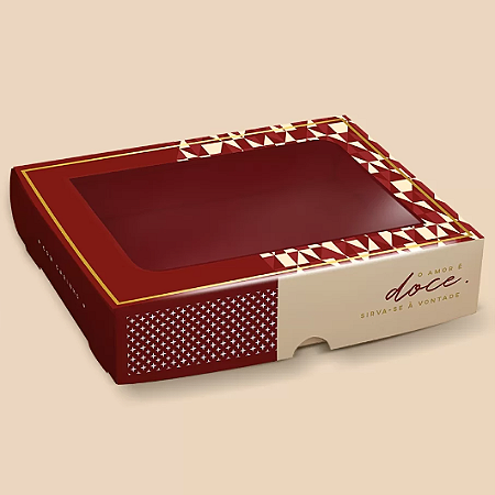 10 Caixas p/ 20 Doces com Visor Linha Magma páscoa 2080 (PASCOA JANGO OUTLET)