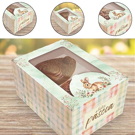 5 CAIXA P/ OVO DE COLHER AJUSTAVEL 150/250G OU 2X100G GAVETA - 5926 ( IDEIA PÁSCOA 2026 )