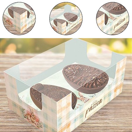 10 CAIXA P/2 OVOS PÁSOA 50 G  PASCOA ENCANTOS 5798 ( IDEIA PÁSCOA 2026 )
