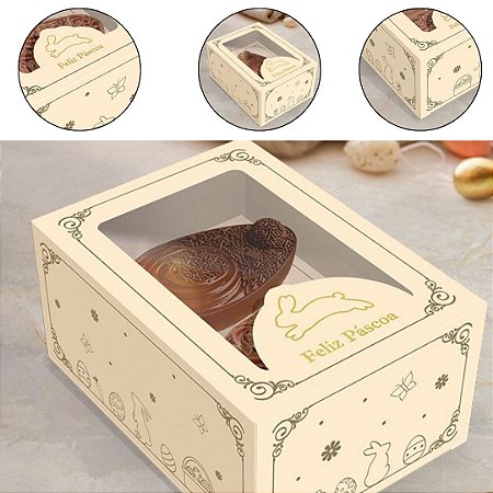 5 CAIXA P/ OVO DE COLHER  AJUSTAVEL 250/350G OU 2X150G GAVETA - PASCOA LUZ 5924 ( IDEIA PÁSCOA 2026 )