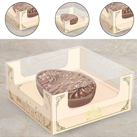 5 CAIXA OVO DE COLHER ENCANTO 100/150G - PASCOA LUZ 5779 ( IDEIA PÁSCOA 2026 )