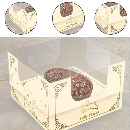 10 CAIXA P/ MINI OVO PÁSCOA 50G - PASCOA LUZ 5783 ( IDEIA PÁSCOA 2026 )