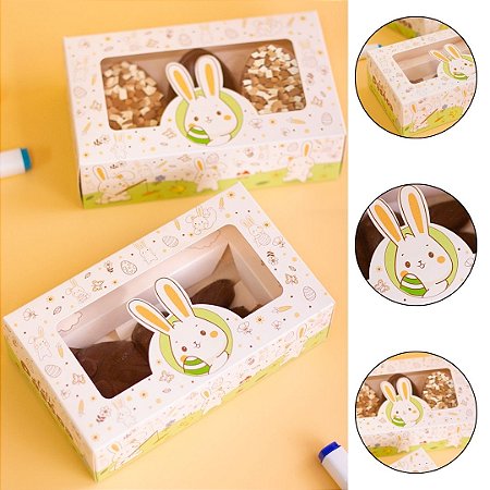 10 CAIXA P/ 3 MINI OVOS 50G OU CENOURA DE CHOCOLATE - PASCOA COLORIR 5917 ( IDEIA PÁSCOA 2026 )