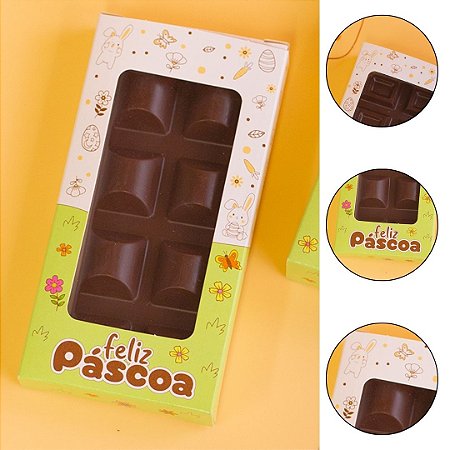 10 CAIXA BARRA TABLETE M 14,5×7,5×2 - PASCOA COLORIR 5880 ( IDEIA PÁSCOA 2026 )