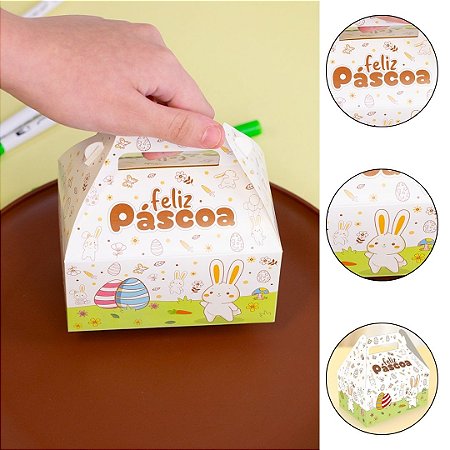 10 MALETINHA LEMBRANCINHA  PASCOA COLORIR 5814 ( IDEIA PÁSCOA 2026 )