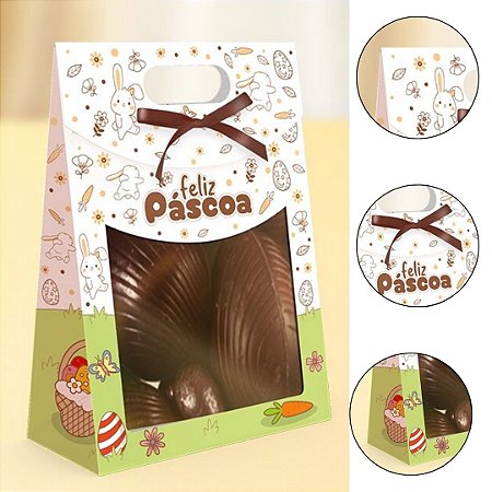 10 CAIXA MALETA PÁSCOA C/ VISOR 19X9X26 - PASCOA COLORIR 5946 ( IDEIA PÁSCOA 2026 )