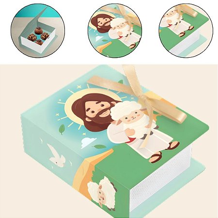 10 CAIXA 4 DOCES LIVRO PASCOA DIVINA 5819 ( IDEIA PÁSCOA 2026 )