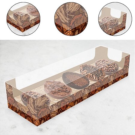 10 CAIXA DEGUSTAÇÃO 5 MINI OVOS PÁSCOA 5 X 50G - PURO CACAU 5791 ( IDEIA PÁSCOA 2026 )