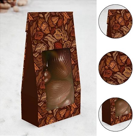 10 SACO PRACTICE C/ VISOR PÁSCOA M - PURO CACAU 5800 ( IDEIA PÁSCOA 2026 )