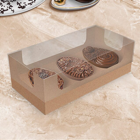 10 CAIXA 3 MINI OVOS PÁSCOA 50G KRAFT -  5768 ( IDEIA PÁSCOA 2026 )