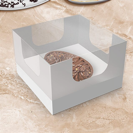 10 CAIXA MINI OVO PÁSCOA 50G BRANCA - 5773 ( IDEIA PÁSCOA 2026 )