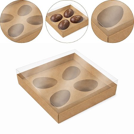 5 CAIXA P/ 4 OVOS 50GR KRAFT 8422-16 (KX) PÁSCOA 2026