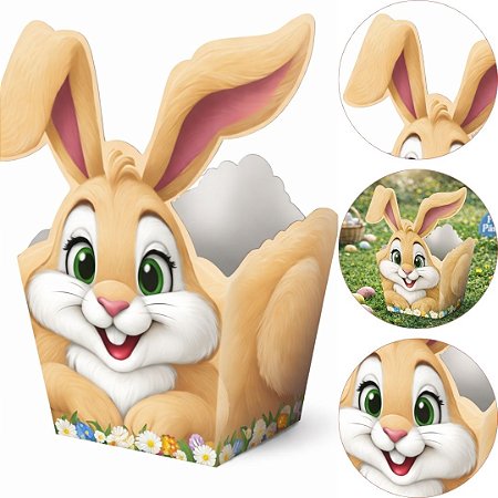 2 CACHEPO COELHO DE PÁSCOA BEGE 2267-19 (KX) PÁSCOA 2026