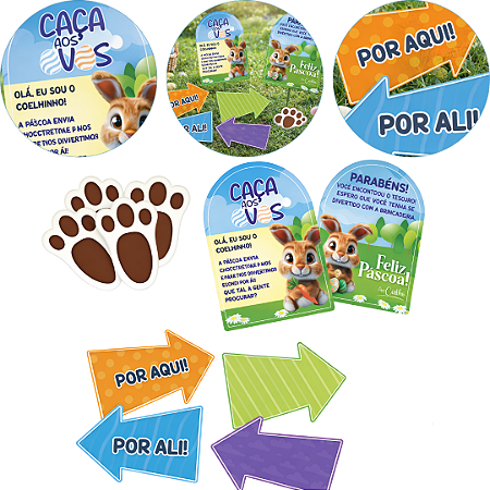 KIT CAÇA AOS OVOS DE PÁSCOA 7080-18 (KX) PÁSCOA 2026