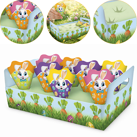 1 CESTA C/ BERÇO P/ CONE DE PÁSCOA 2271-417 (KX) PÁSCOA 2026