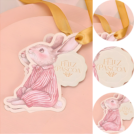 20 TAGS PÁSCOA COELHO RECORDAR 5844 ( PASCOA JANGO 2026 )