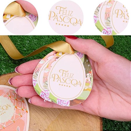 20 TAGS PÁSCOA OVAL VILA ENCANTADA 5604 ( PASCOA JANGO 2026 )