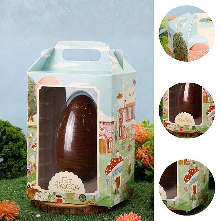 5 CAIXA C/ BLISTER OVO EM PÉ 250G 6 FATIAS VILA ENCANTADA 5821 ( PASCOA JANGO 2026 ) 5821