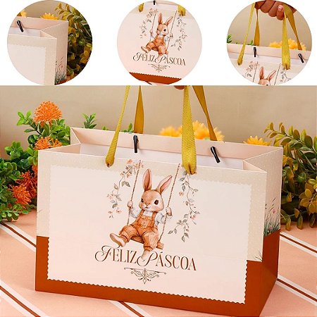 10 SACOLA HORIZONTAL 16X13X26CM ACOLHER 5465 ( PASCOA JANGO 2026 )