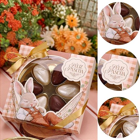 10 CAIXA COM BLISTER PARA 6 BOMBONS ACOLHER 5802 ( PASCOA JANGO 2026 ) 5618