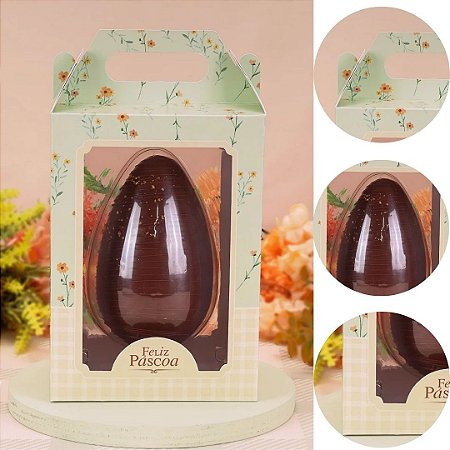 5 CAIXA C/ BLISTER OVO EM PÉ 250G 6 FATIAS FLORIR 5820 ( PASCOA JANGO 2026 ) 5733