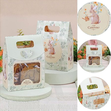 10 SACOLA COM VISOR P PÁSCOA 20X7X14 FLORIR 5674 ( PASCOA JANGO 2026 )